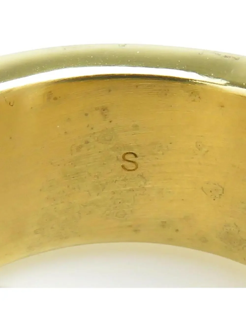Auth Gucci Interlocking G Ring #302665G16B